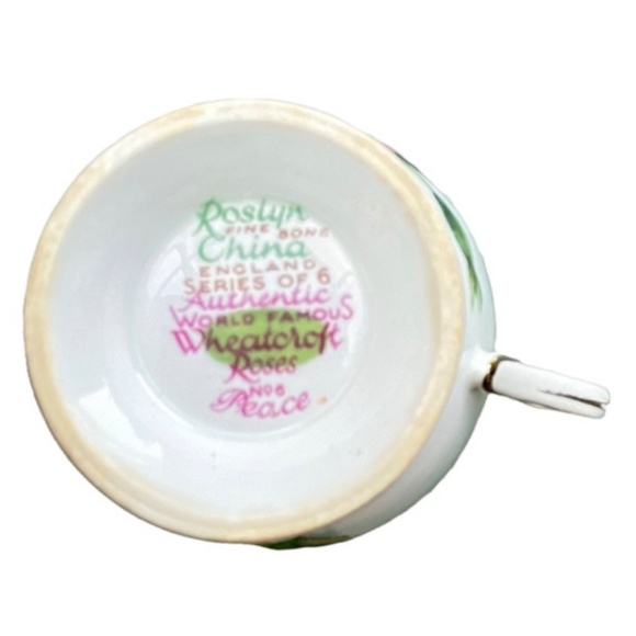 Vintage Roslyn Fine Bone China Authentic World Famous Wheatcroft Roses - Picture 4 of 5